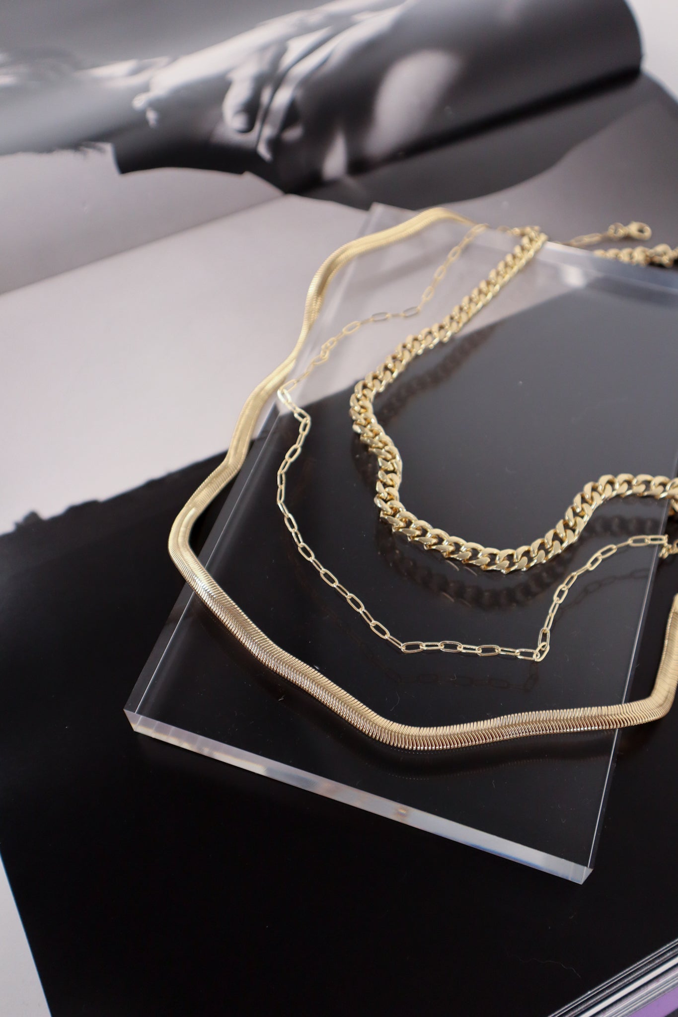 Triple Stack Necklace - GOLD