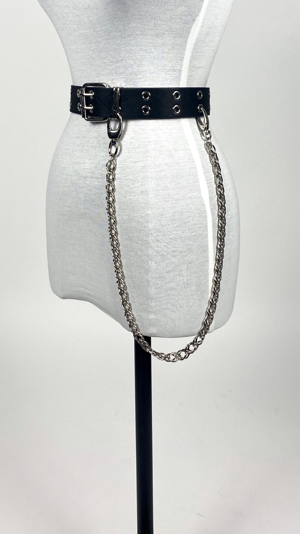 THICK BELT/WALLET CHAIN - SILVER